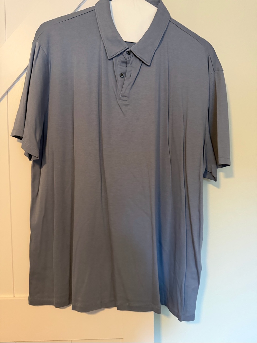 Charles Tyrwhitt Men's Short-Sleeve Polo — Slate Gray-Blue